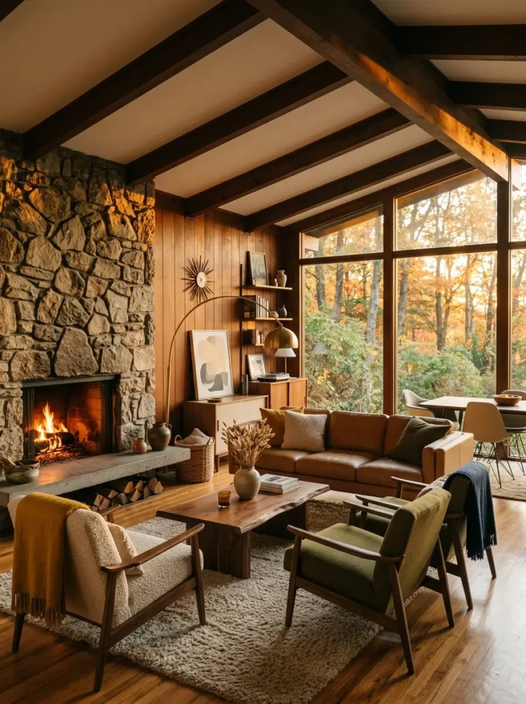 Warm lighting and elegant furniture create a peaceful, inviting atmosphere.