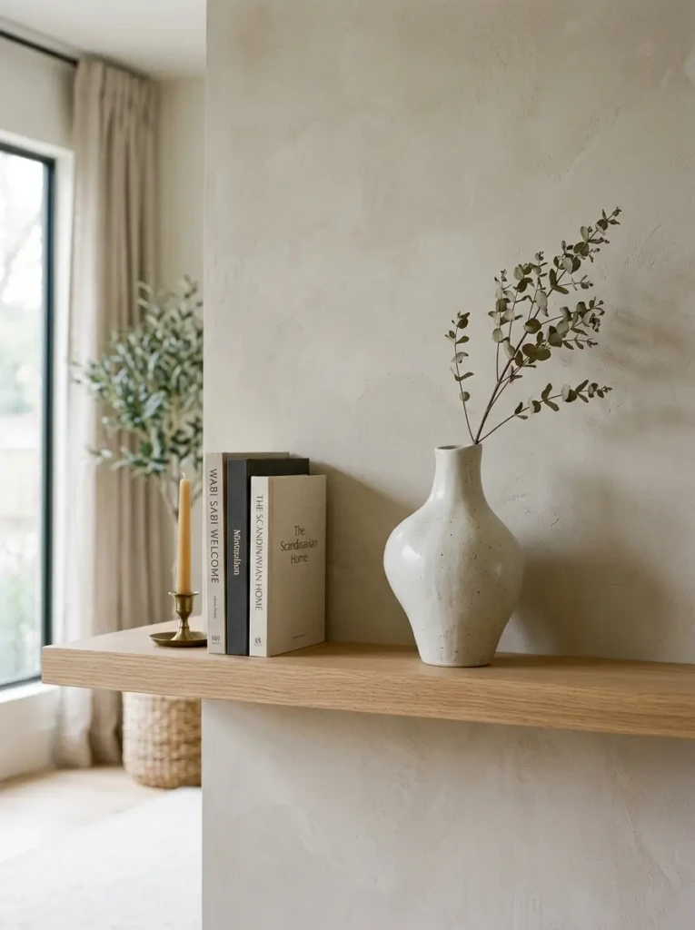 Statement decor piece displayed with open space around it