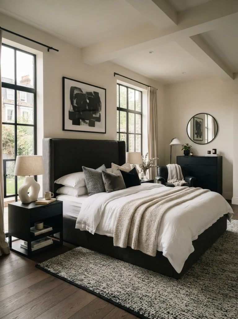 10 Black and White Bedroom Ideas That Create a Timeless and Sophisticated Space