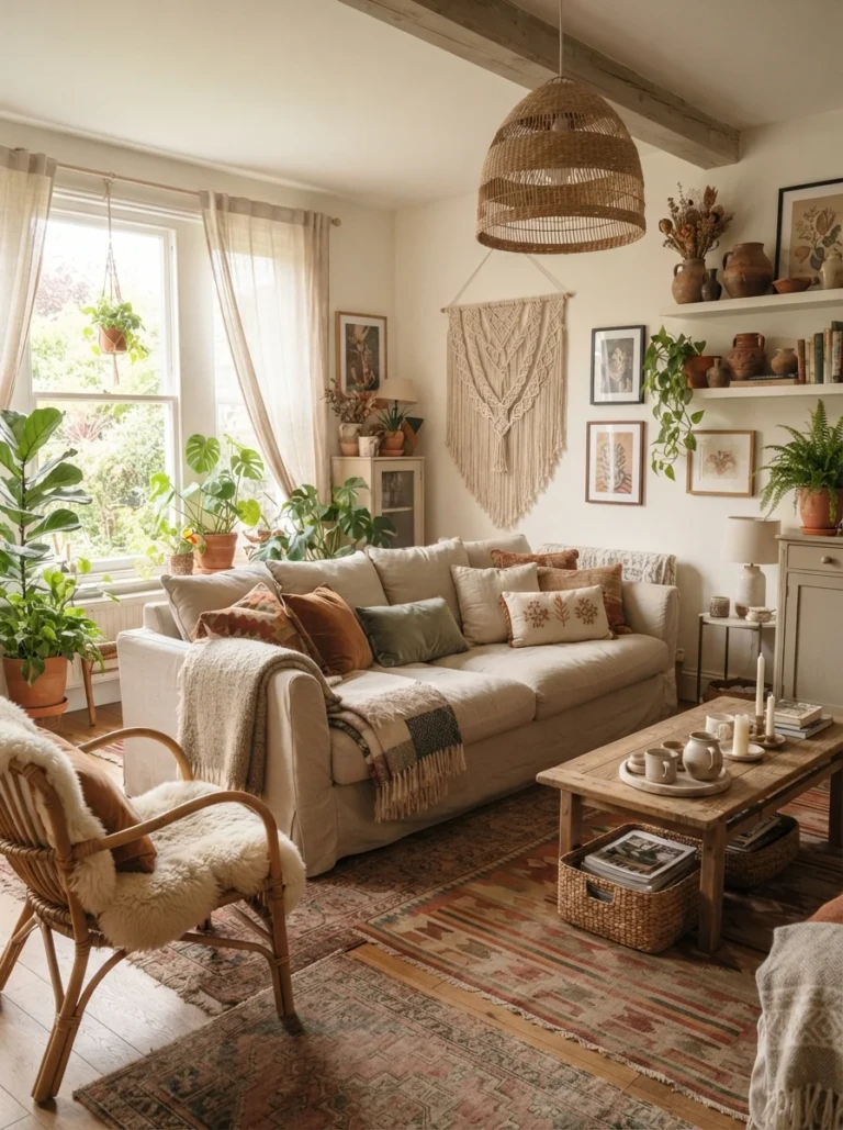 10 Boho Living Room Decor Ideas That Create a Warm and Relaxed Space You'll Want Immediately