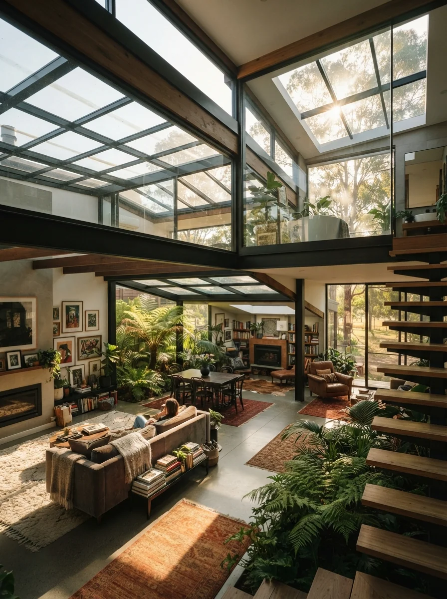10 Glass Ceiling Ideas That Fill Your Home with Light and Style