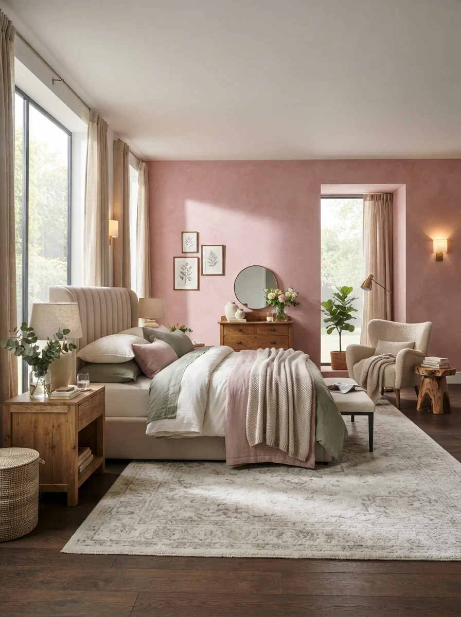 10 Pink Accent Wall Bedroom Ideas That Create a Soft, Stylish, and Cozy Retreat
