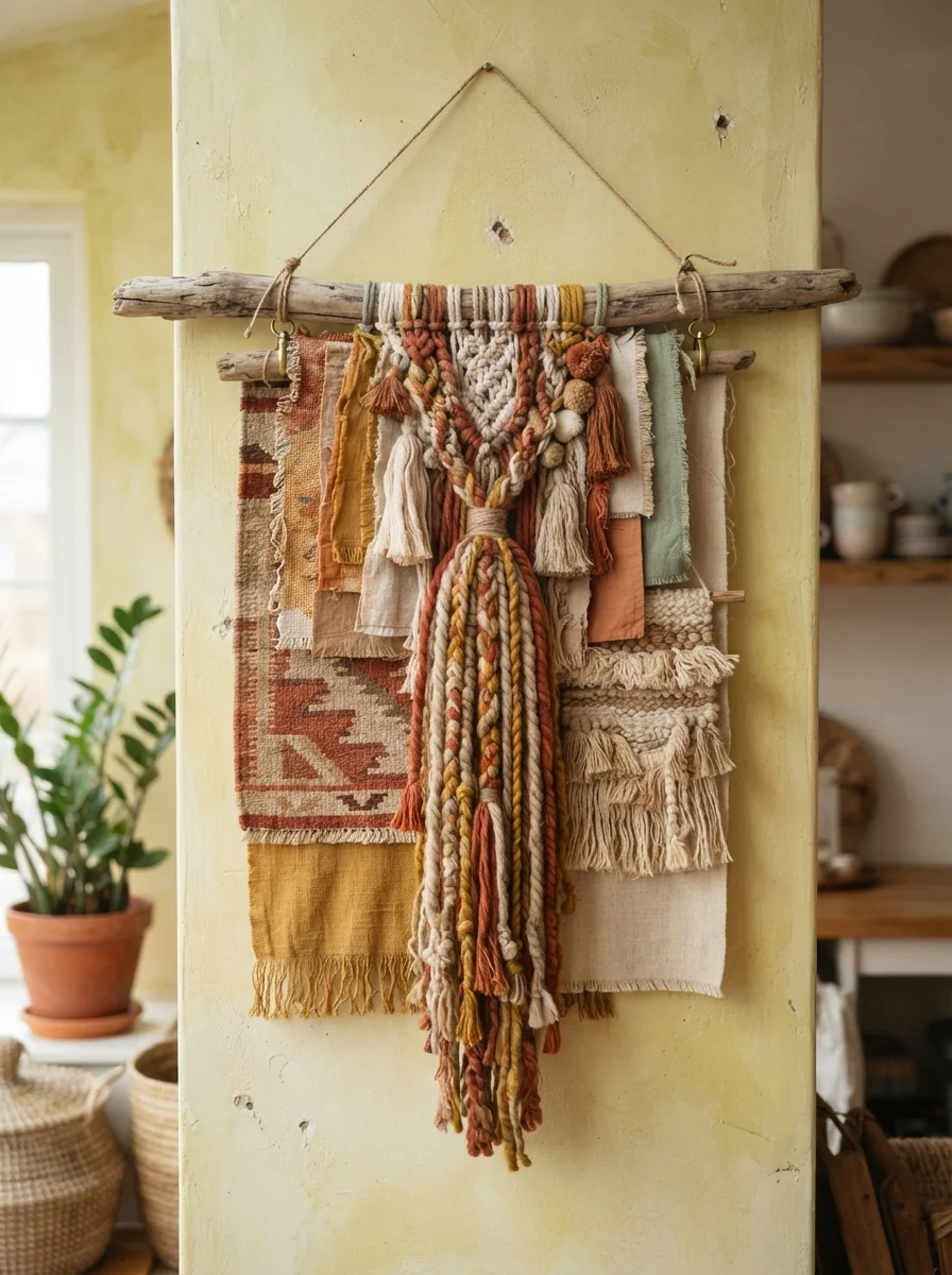 Add Handmade Texture With Fabric and Fiber