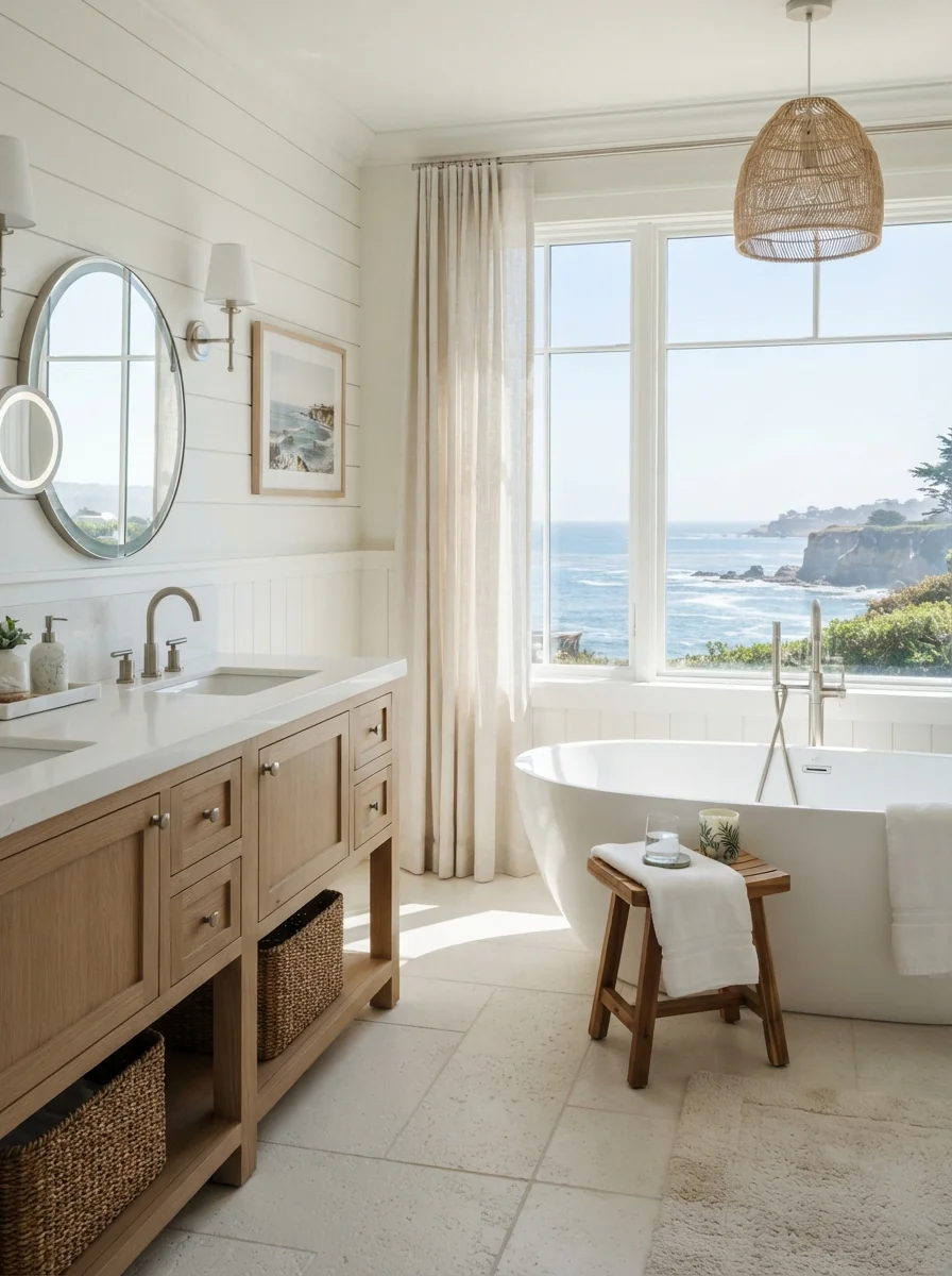 6. Coastal Luxury Escape With Airy Serenity