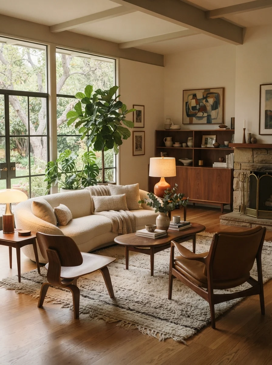 Cozy Mid Century Modern Living Room Inspiration That Makes Every Space Feel Effortlessly Stylish