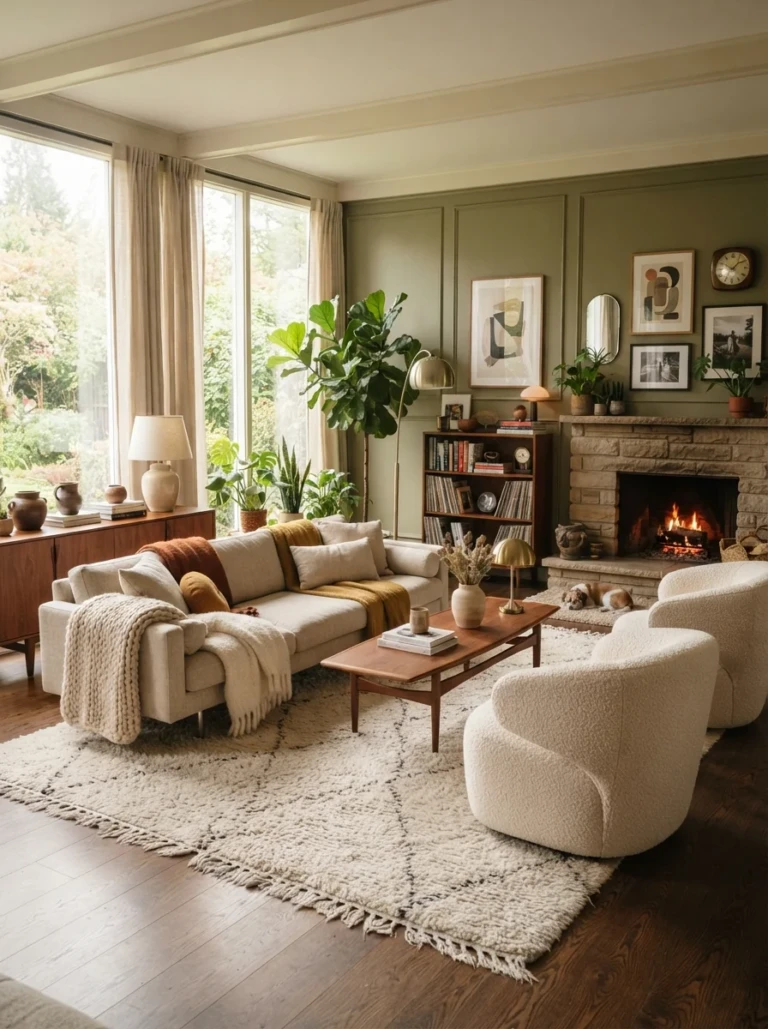 Cozy Mid Century Modern Living Room Inspiration That Instantly Makes Every Home Feel Timeless