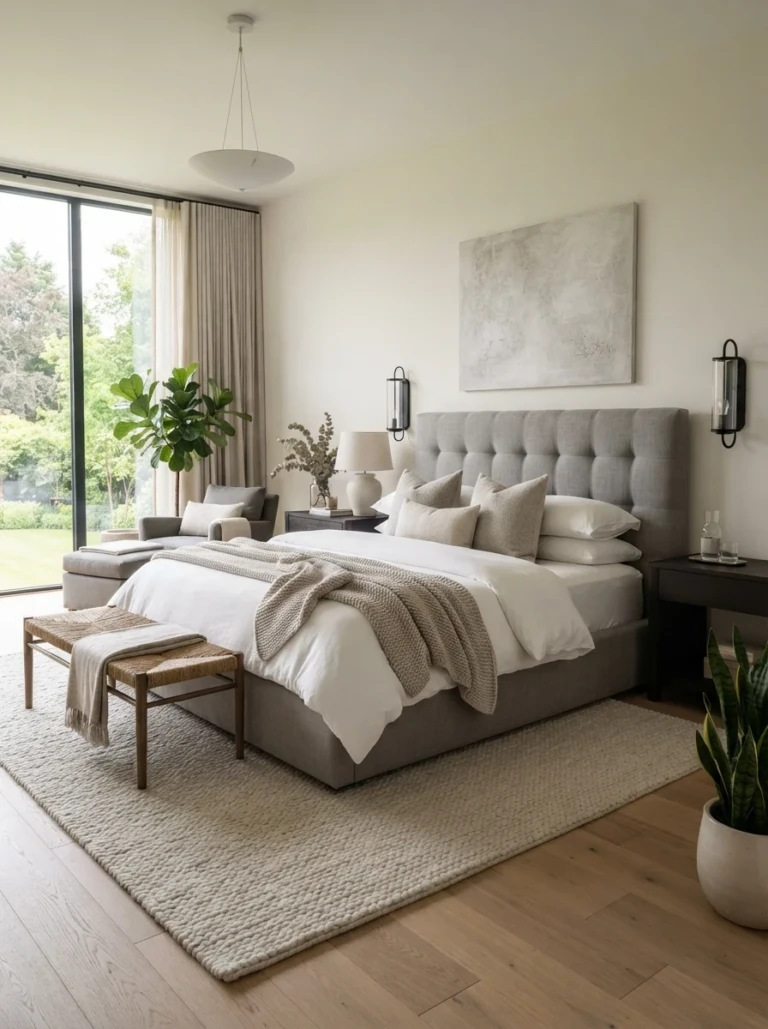 Grey and White Bedroom Ideas for Achieving a Calm and Modern Interior You'll Love