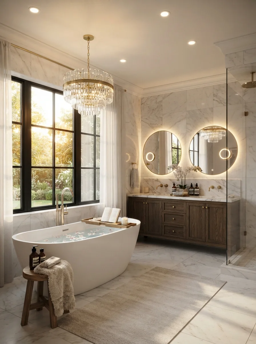 How to Choose the Best Lighting Fixtures for a Master Bathroom Like a Designer