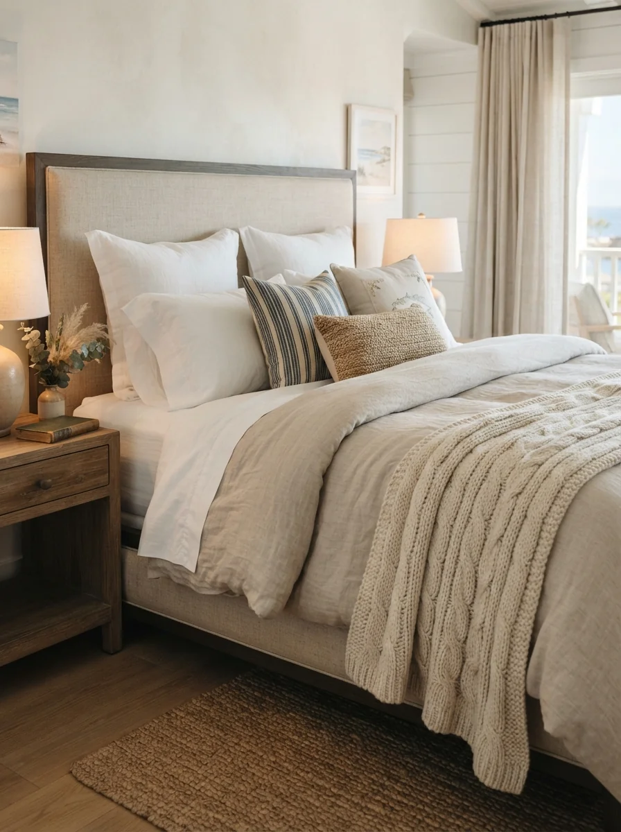 Layer Cozy Bedding Like a Luxury Beach Hotel