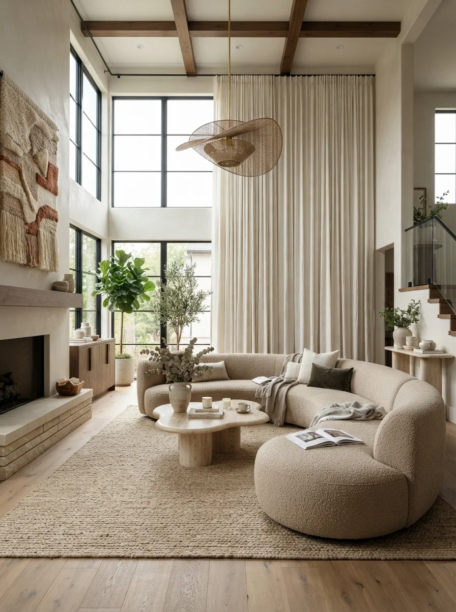 10. Luxury Organic Modern Great Room