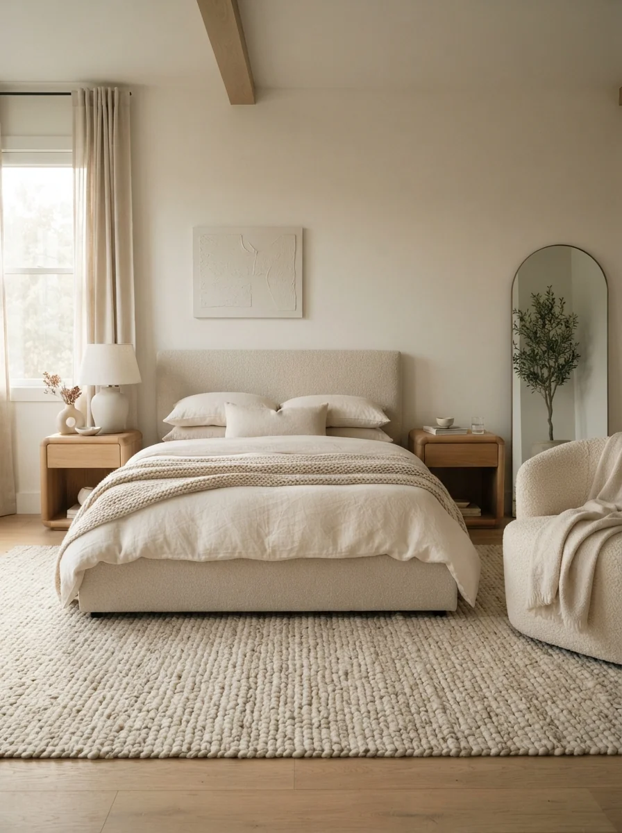 1. Minimalist Luxury Retreat With Warm Neutral Layers