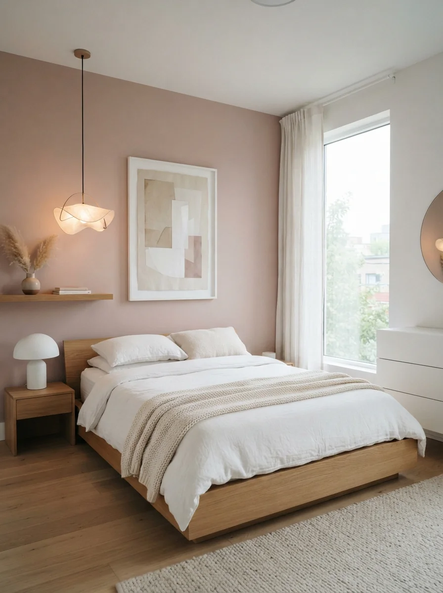 3. Modern Minimalist Pink Haven