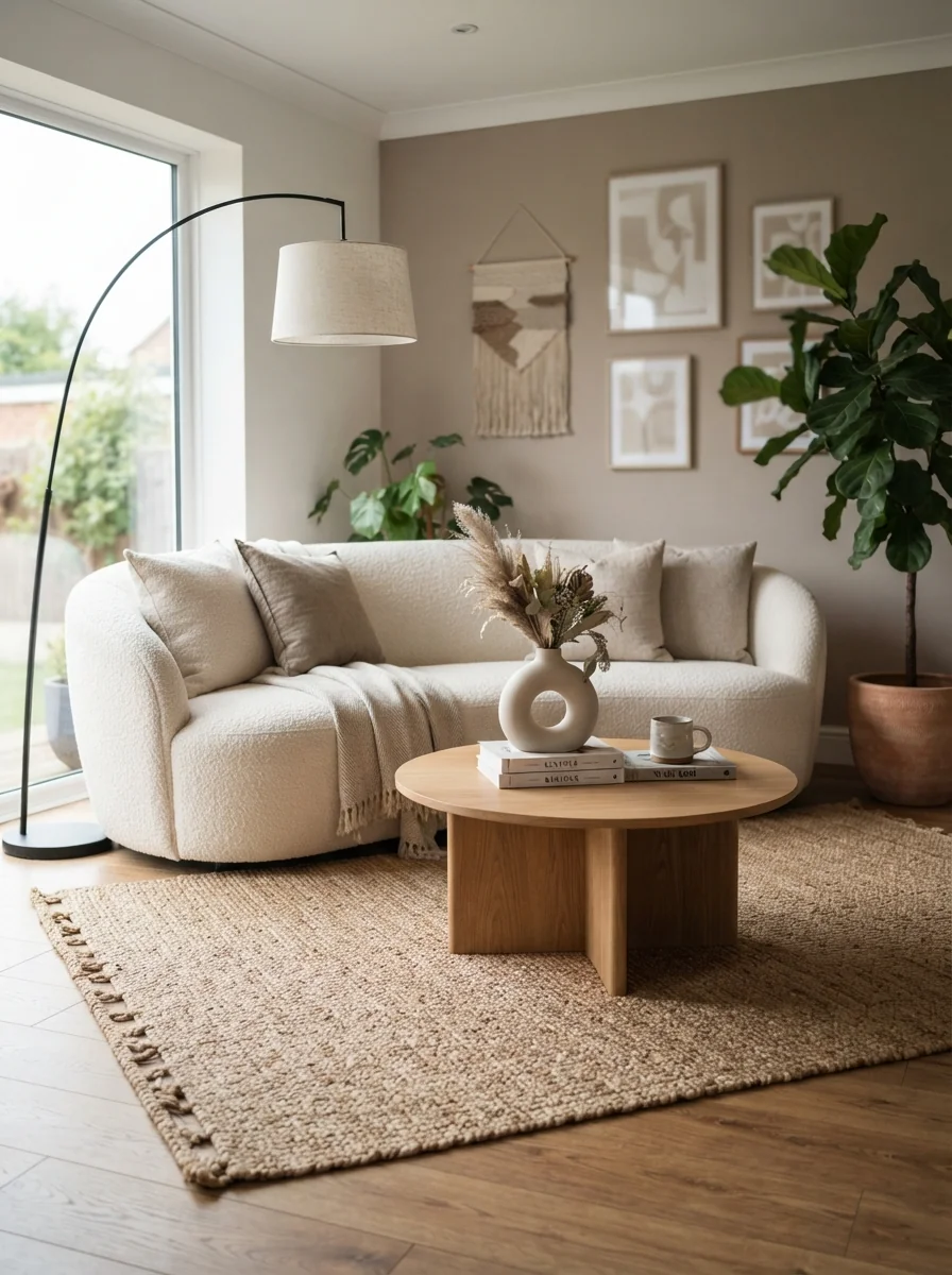 5. Modern Neutral Boho Sanctuary
