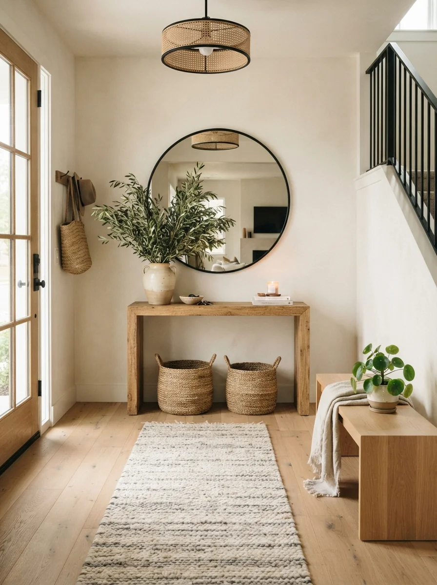 7. Organic Entryway That Creates A Memorable First Impression