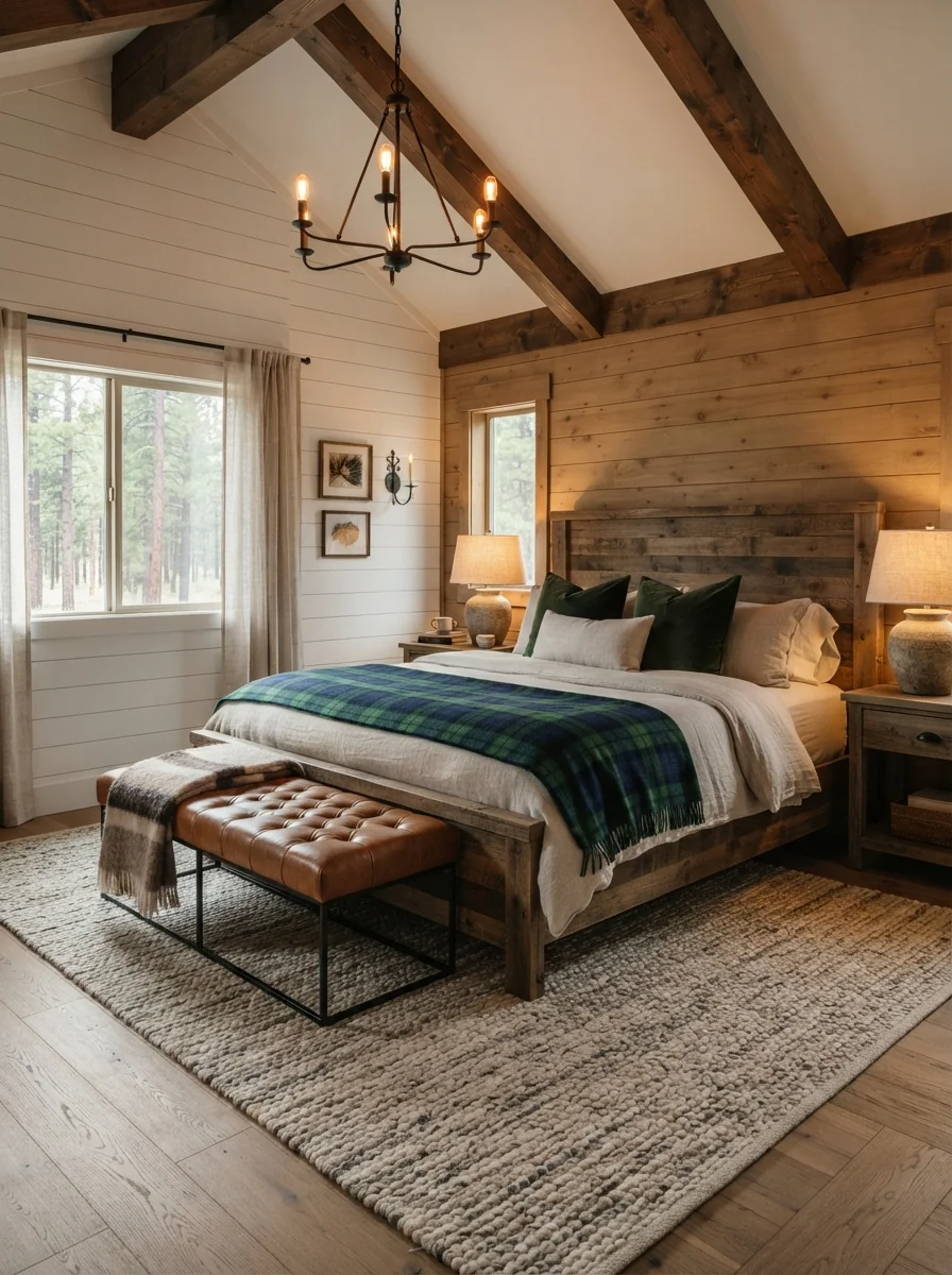9. Rustic Cabin Comfort With Modern Touches