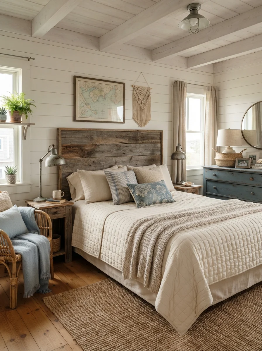 5. Rustic Coastal Farmhouse Haven