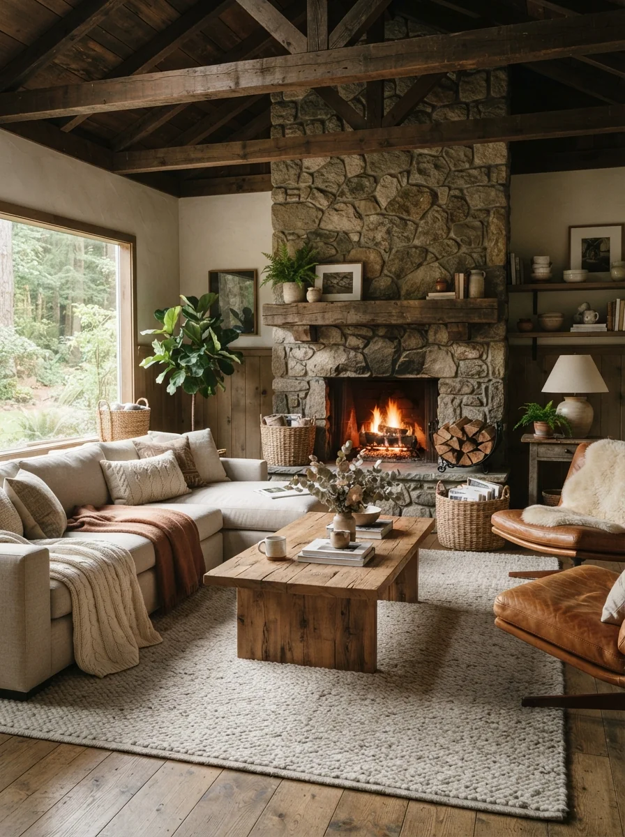 9. Rustic Organic Modern Gathering Space