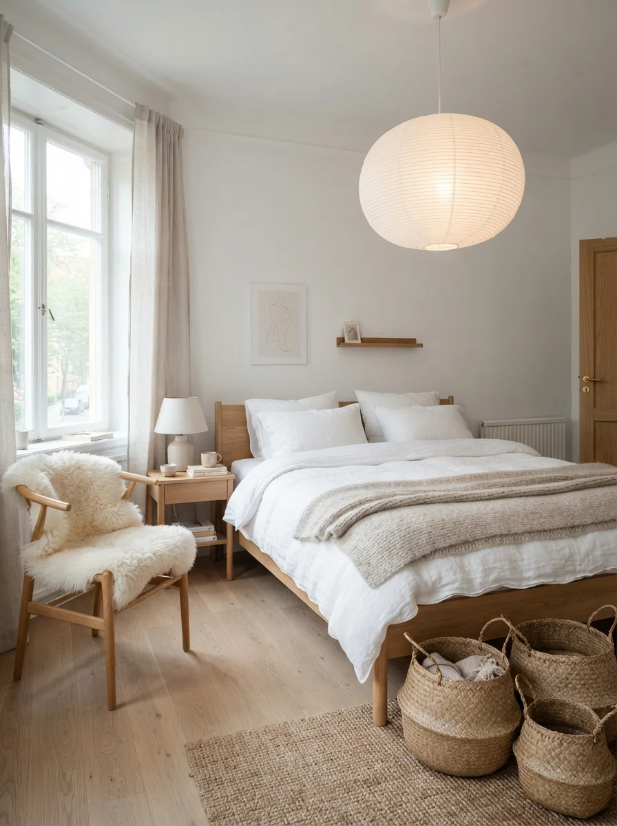 7. Scandinavian Simplicity With Cozy Hygge Details
