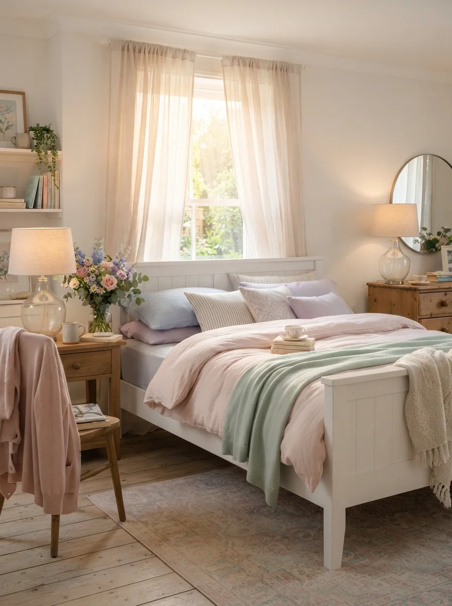 9. Soft Pastel Dream With Delicate Summer Colors