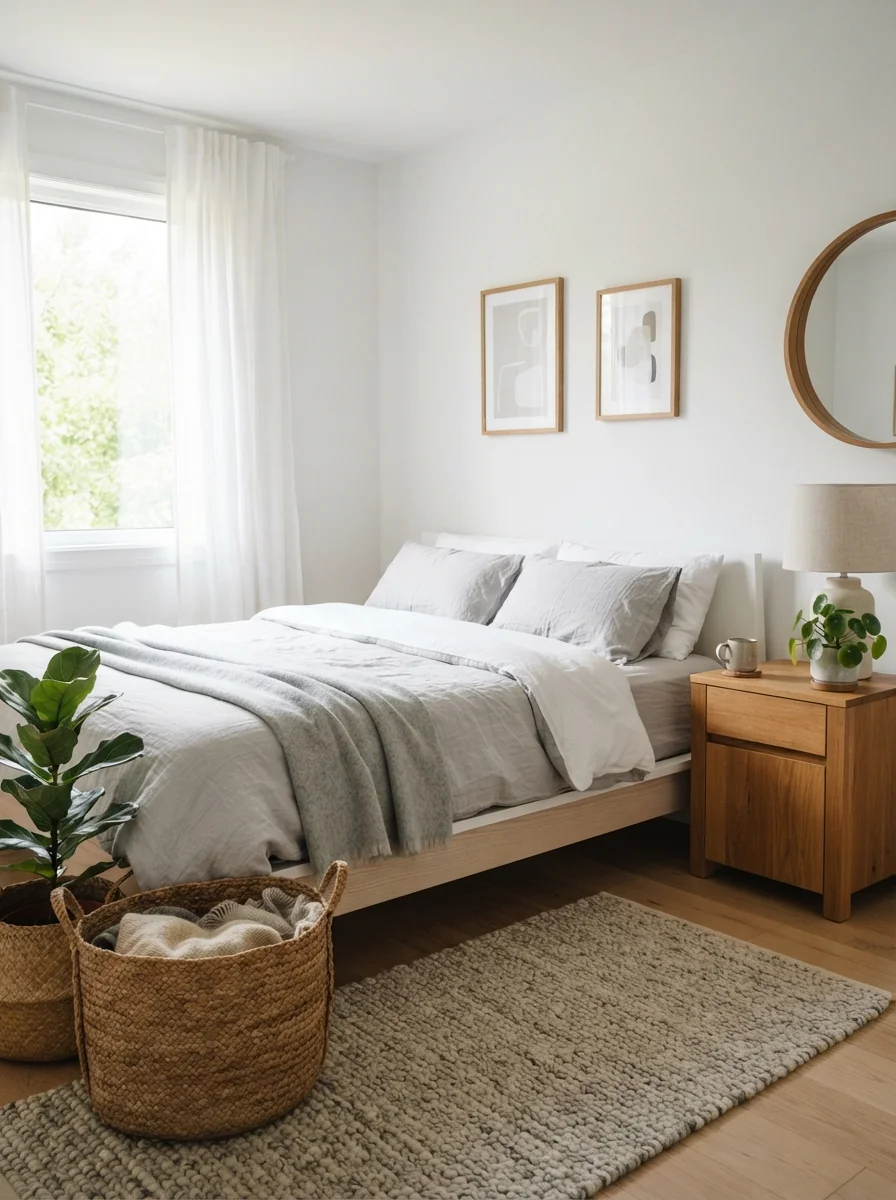 1. Soft Scandinavian Grey and White Escape