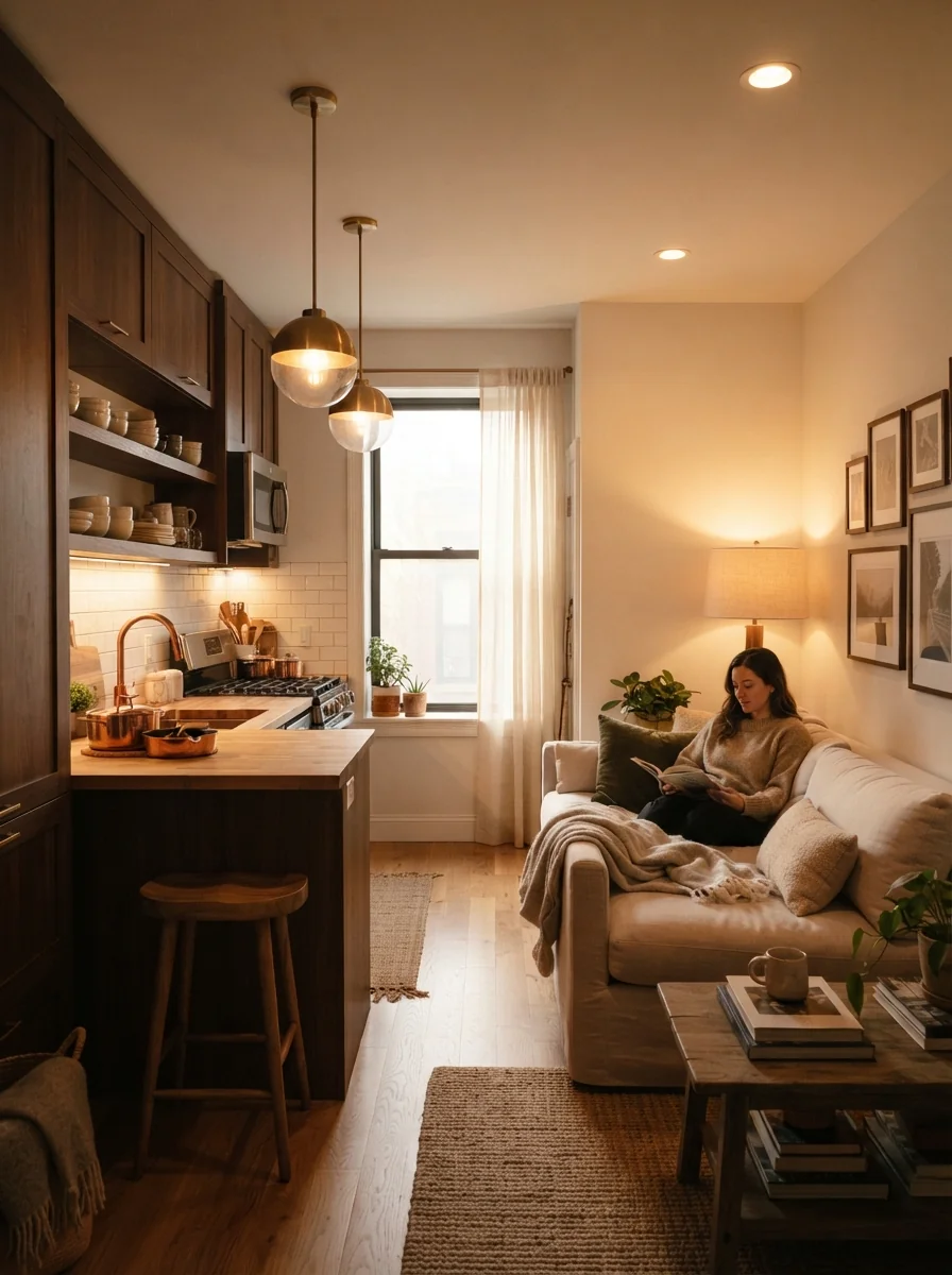 Use Lighting to Connect the Space