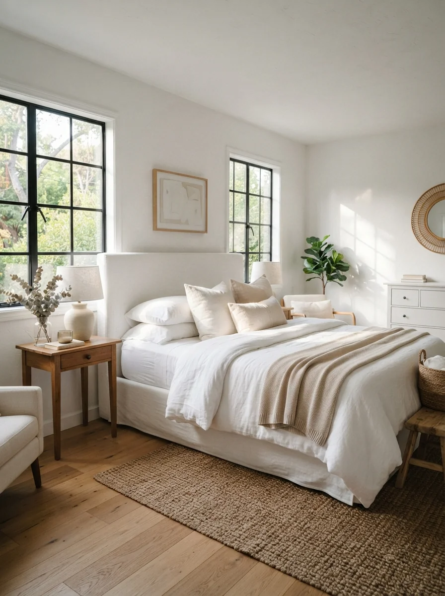 Why White Bedrooms Always Feel Timeless